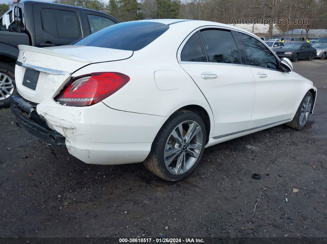 2019 Mercedes-benz C 300   Белый vin: 55SWF8DB7KU300916