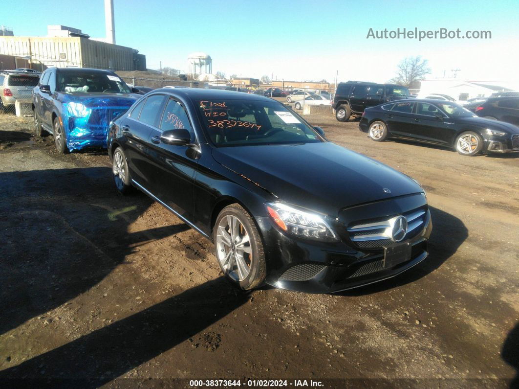 2019 Mercedes-benz C 300   Black vin: 55SWF8DB7KU308000