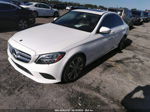 2019 Mercedes-benz C-class C 300 White vin: 55SWF8DB7KU317232