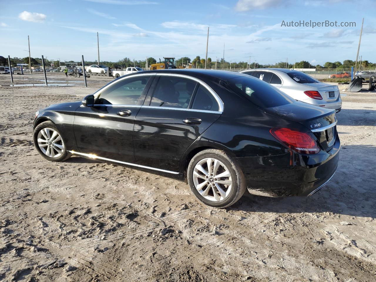 2019 Mercedes-benz C 300 Black vin: 55SWF8DB7KU317280