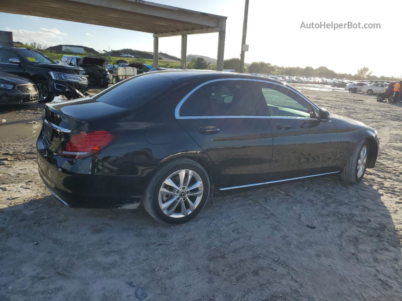 2019 Mercedes-benz C 300 Black vin: 55SWF8DB7KU317280