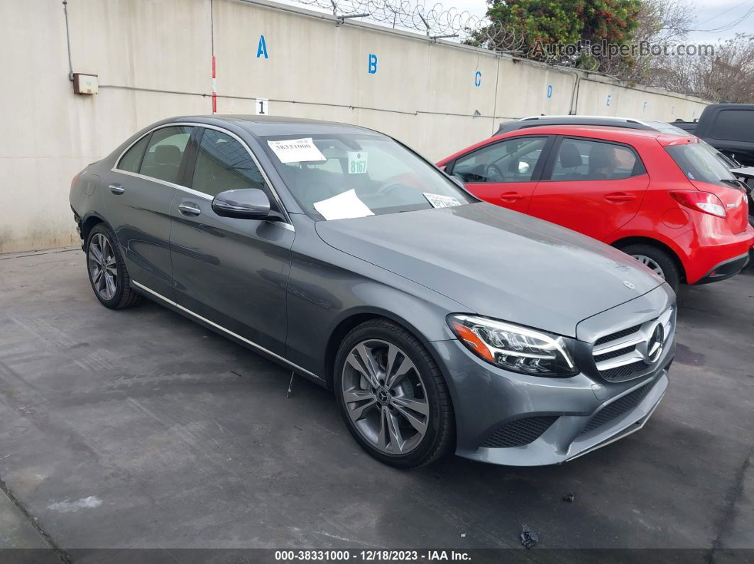 2019 Mercedes-benz C 300   Gray vin: 55SWF8DB7KU321572