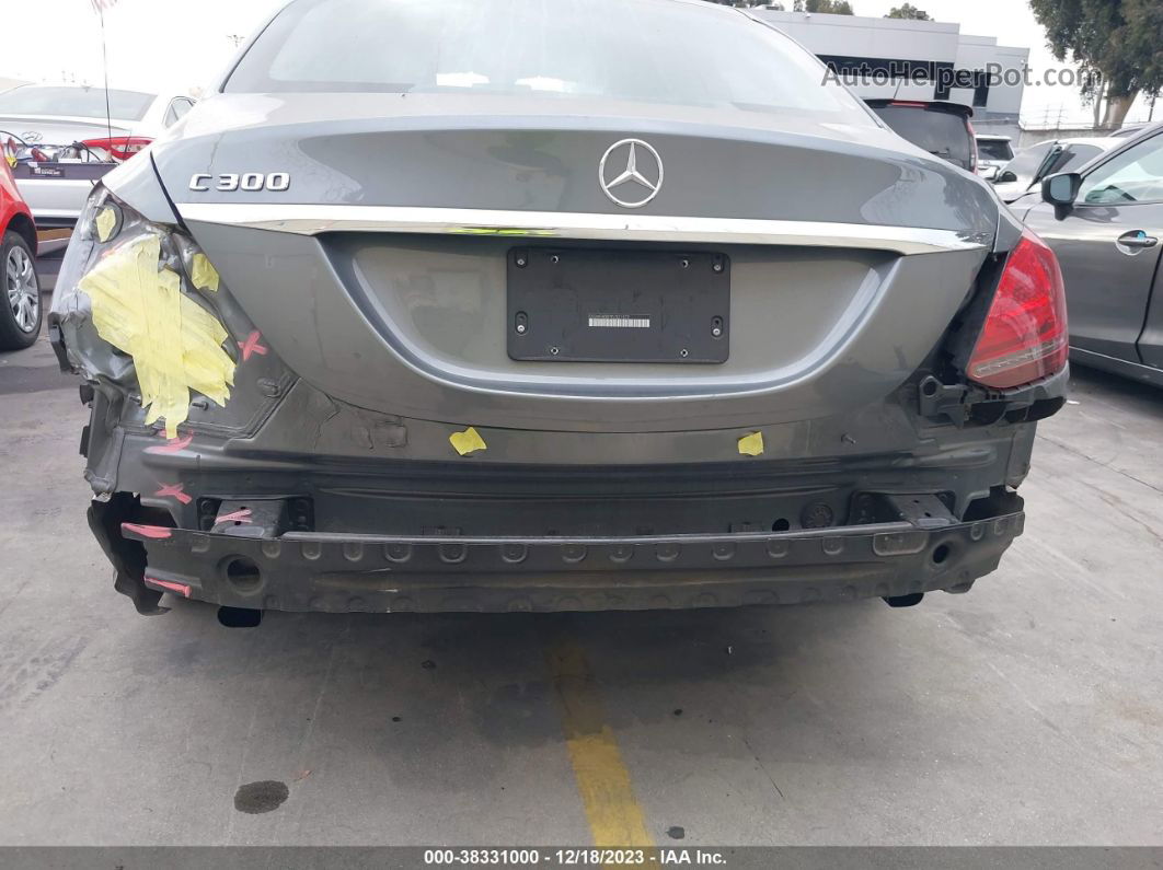 2019 Mercedes-benz C 300   Gray vin: 55SWF8DB7KU321572