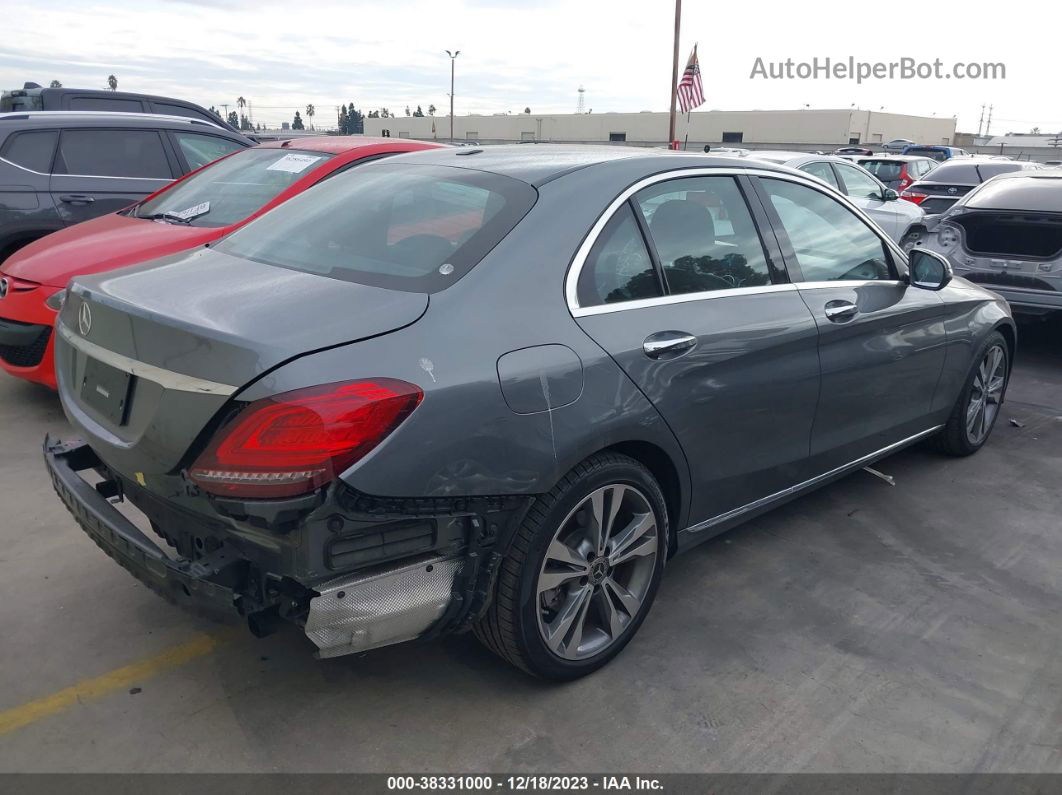 2019 Mercedes-benz C 300   Gray vin: 55SWF8DB7KU321572