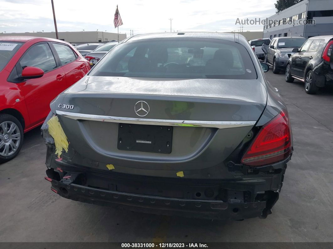 2019 Mercedes-benz C 300   Gray vin: 55SWF8DB7KU321572