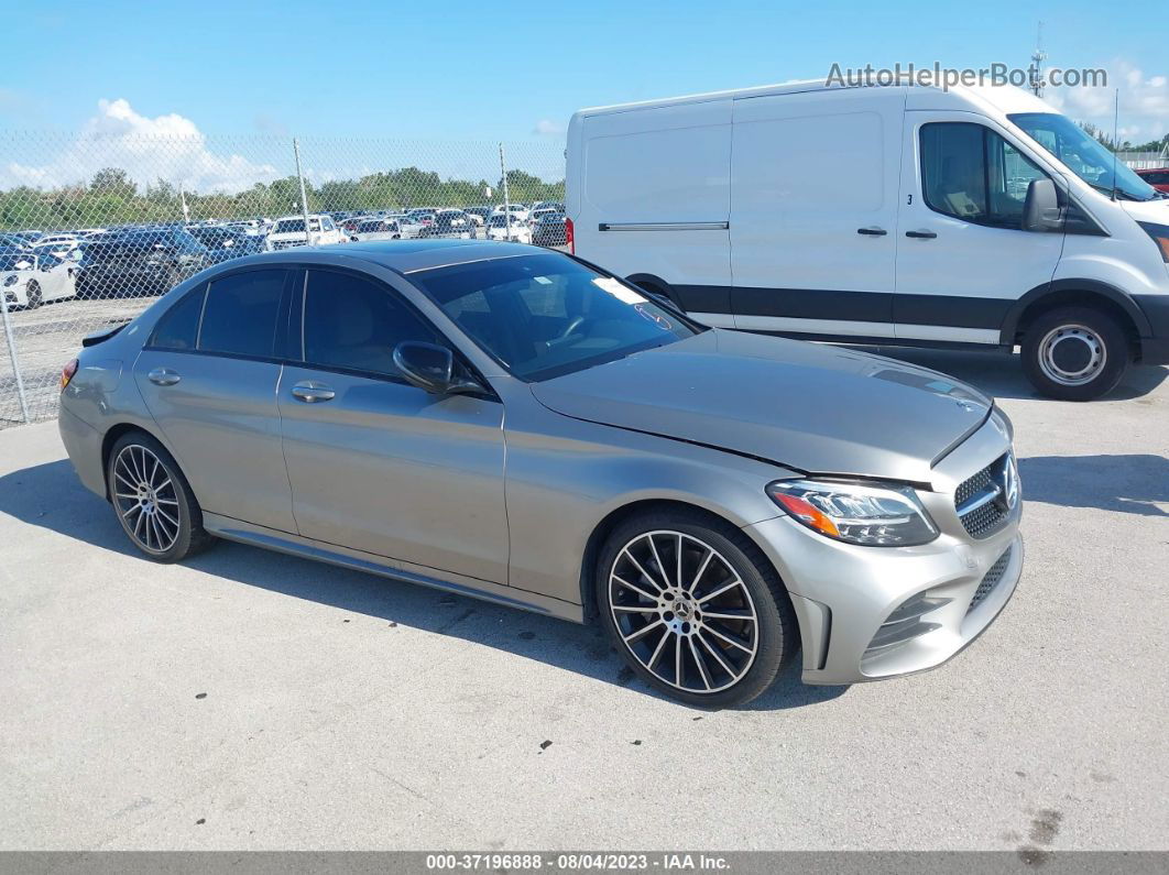 2019 Mercedes-benz C-class C 300 Gray vin: 55SWF8DB8KU288887