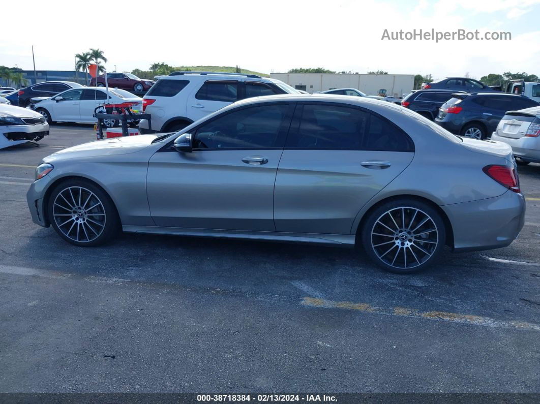 2019 Mercedes-benz C 300   Silver vin: 55SWF8DB8KU292941