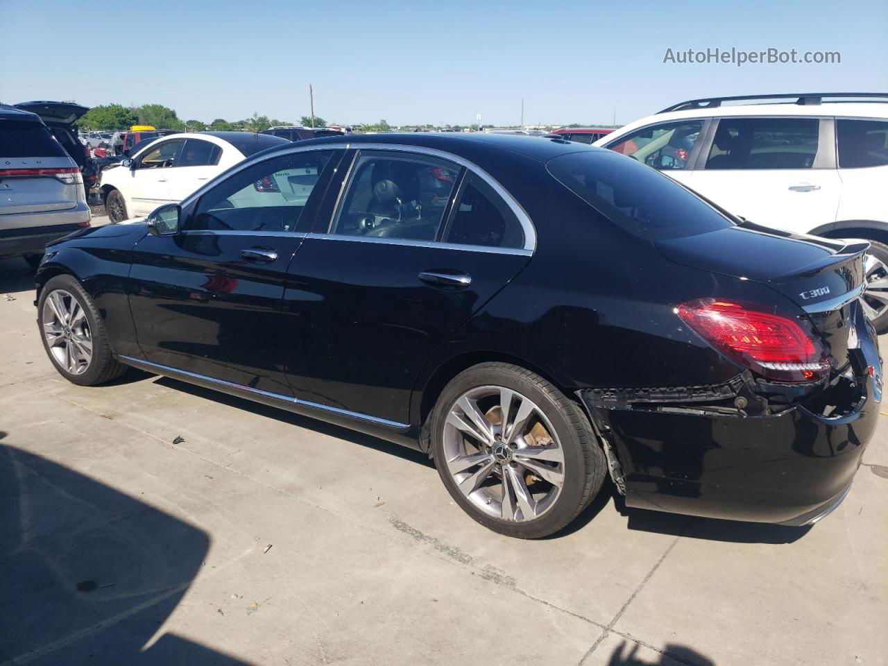 2019 Mercedes-benz C 300 Черный vin: 55SWF8DB8KU294981