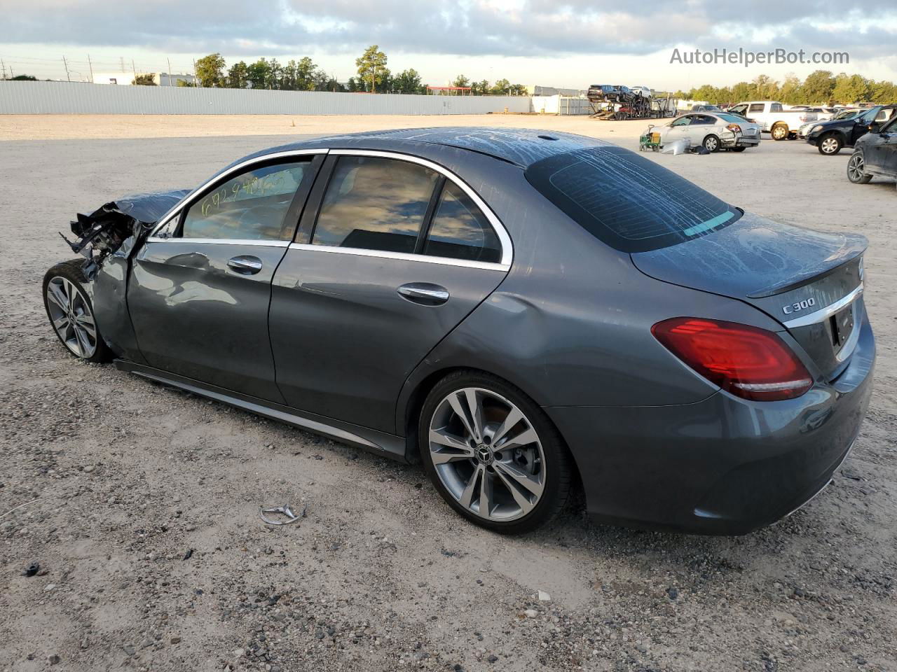 2019 Mercedes-benz C 300 Gray vin: 55SWF8DB8KU295127