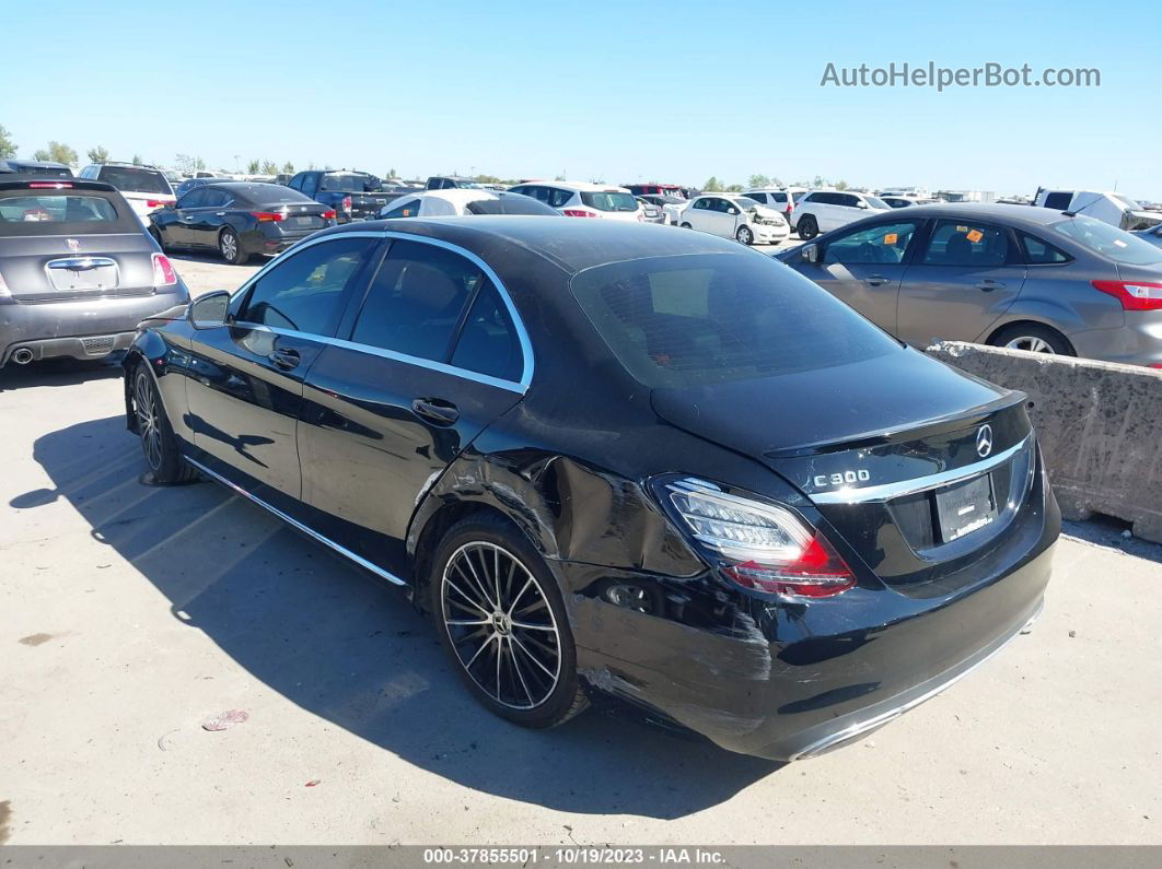 2019 Mercedes-benz C 300 Черный vin: 55SWF8DB8KU298190