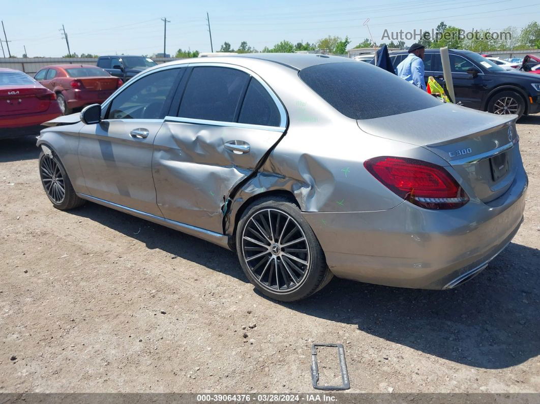 2019 Mercedes-benz C 300 Silver vin: 55SWF8DB8KU299386