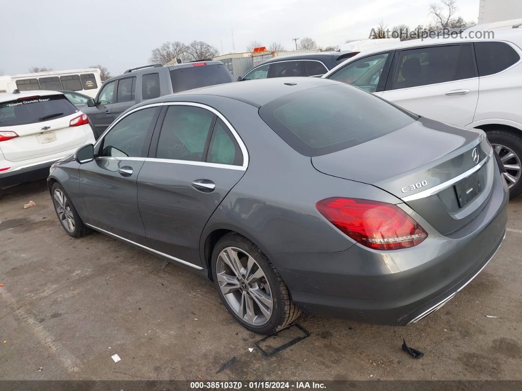 2019 Mercedes-benz C 300   Gray vin: 55SWF8DB8KU301301