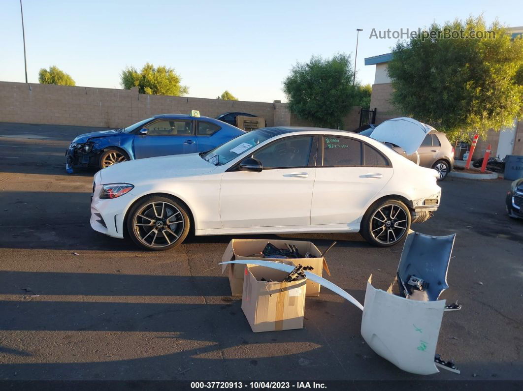 2019 Mercedes-benz C-class C 300 White vin: 55SWF8DB8KU305025