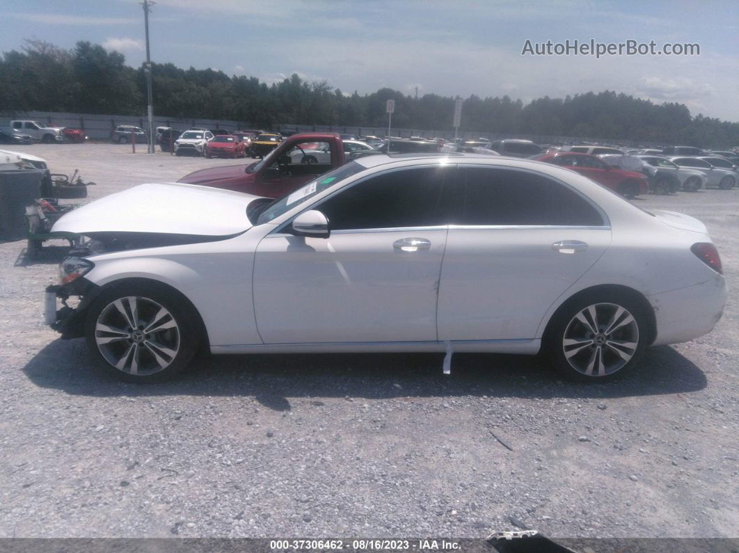 2019 Mercedes-benz C-class C 300 White vin: 55SWF8DB8KU306255