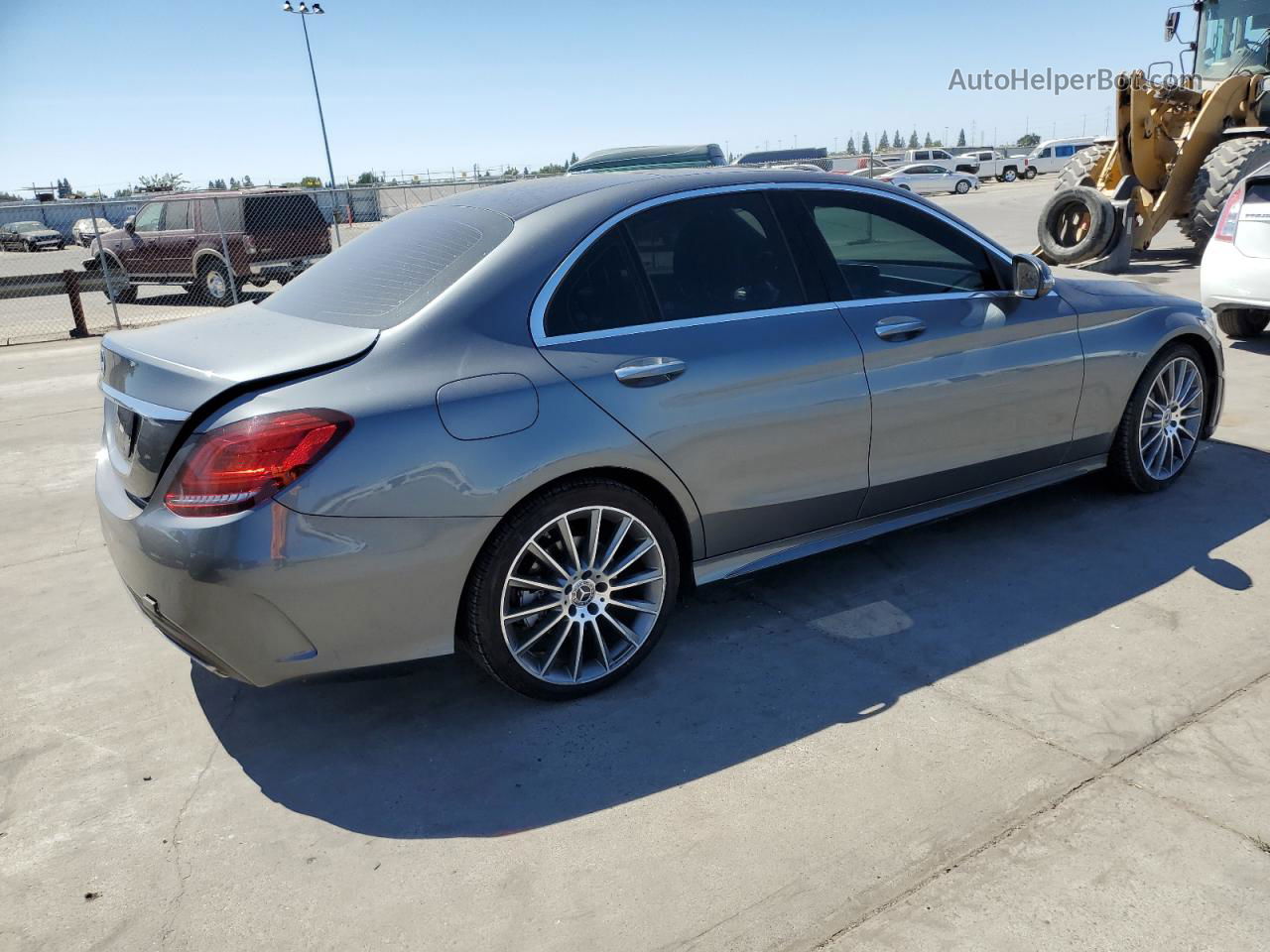 2019 Mercedes-benz C 300 Gray vin: 55SWF8DB8KU315585