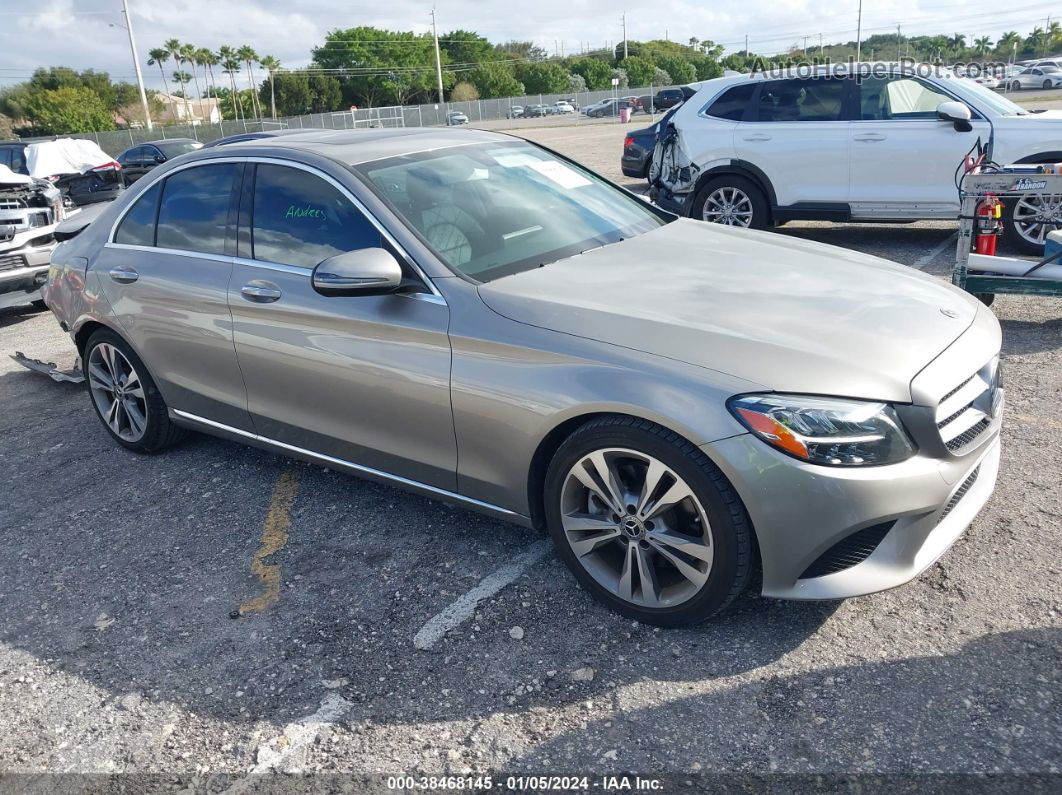 2019 Mercedes-benz C 300   Silver vin: 55SWF8DB8KU322004