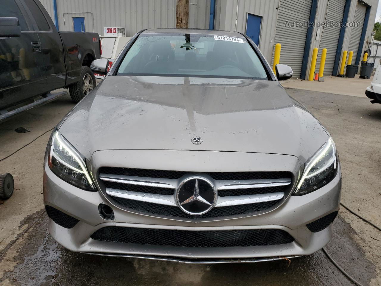 2019 Mercedes-benz C 300 Silver vin: 55SWF8DB8KU322553