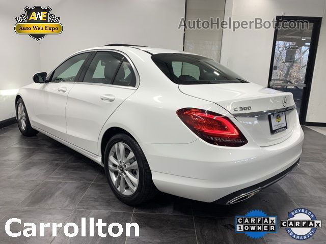 2019 Mercedes-benz C-class C 300 White vin: 55SWF8DB9KU287795