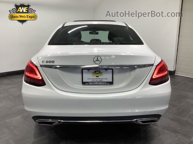 2019 Mercedes-benz C-class C 300 White vin: 55SWF8DB9KU287795