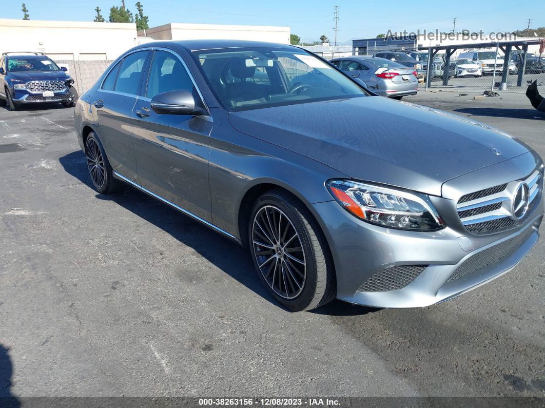 2019 Mercedes-benz C 300 Gray vin: 55SWF8DB9KU288820