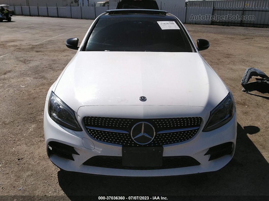 2019 Mercedes-benz C-class C 300 White vin: 55SWF8DB9KU293595