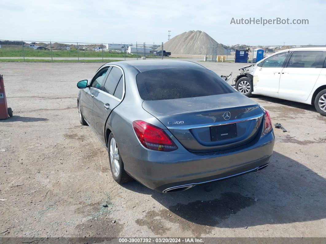 2019 Mercedes-benz C 300   Gray vin: 55SWF8DB9KU295556