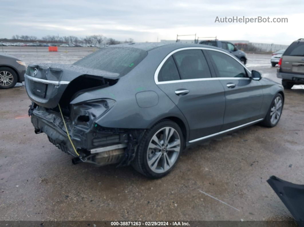 2019 Mercedes-benz C 300   Gray vin: 55SWF8DB9KU296562