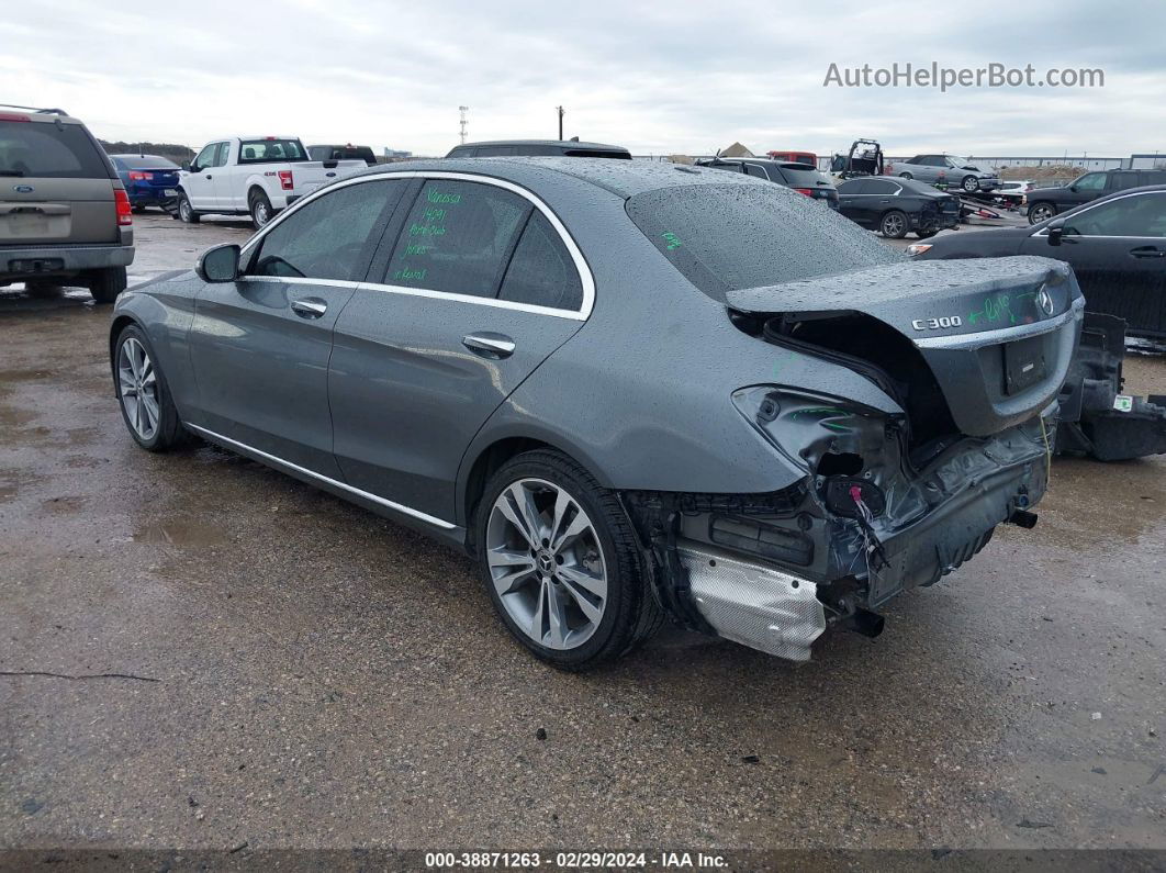 2019 Mercedes-benz C 300   Gray vin: 55SWF8DB9KU296562