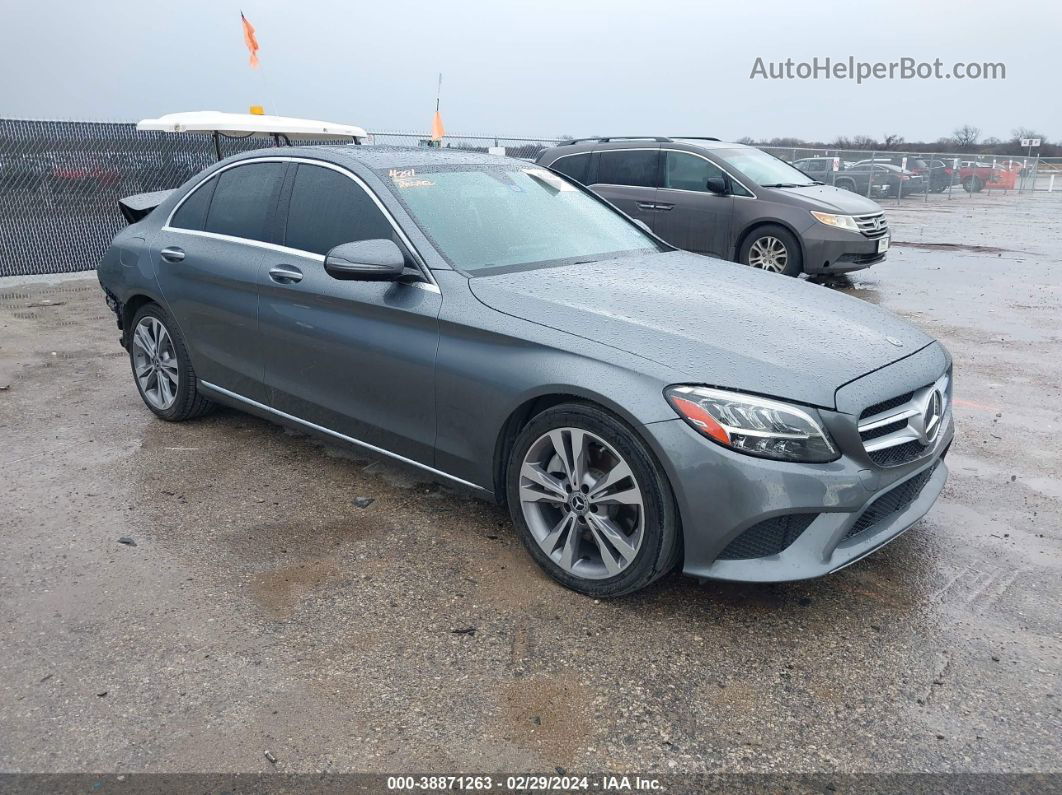 2019 Mercedes-benz C 300   Gray vin: 55SWF8DB9KU296562