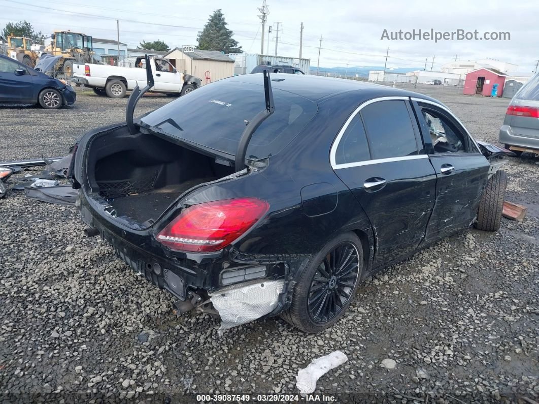 2019 Mercedes-benz C 300   Черный vin: 55SWF8DB9KU301615