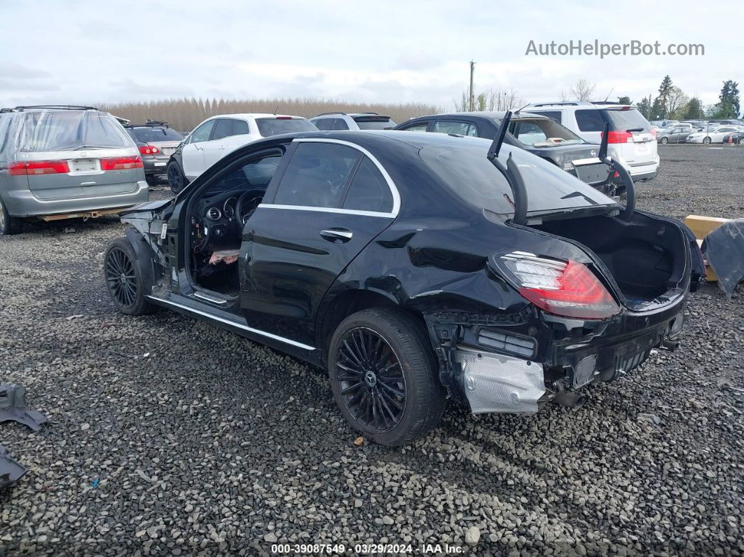 2019 Mercedes-benz C 300   Black vin: 55SWF8DB9KU301615