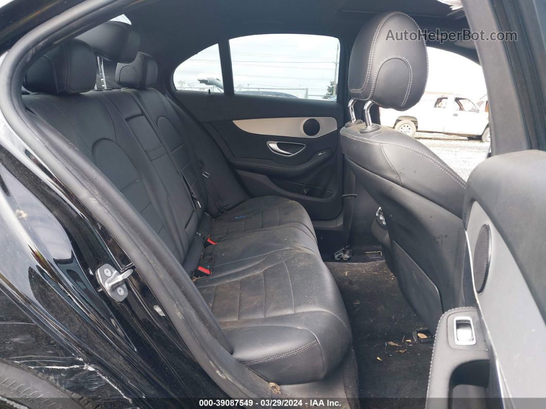 2019 Mercedes-benz C 300   Black vin: 55SWF8DB9KU301615