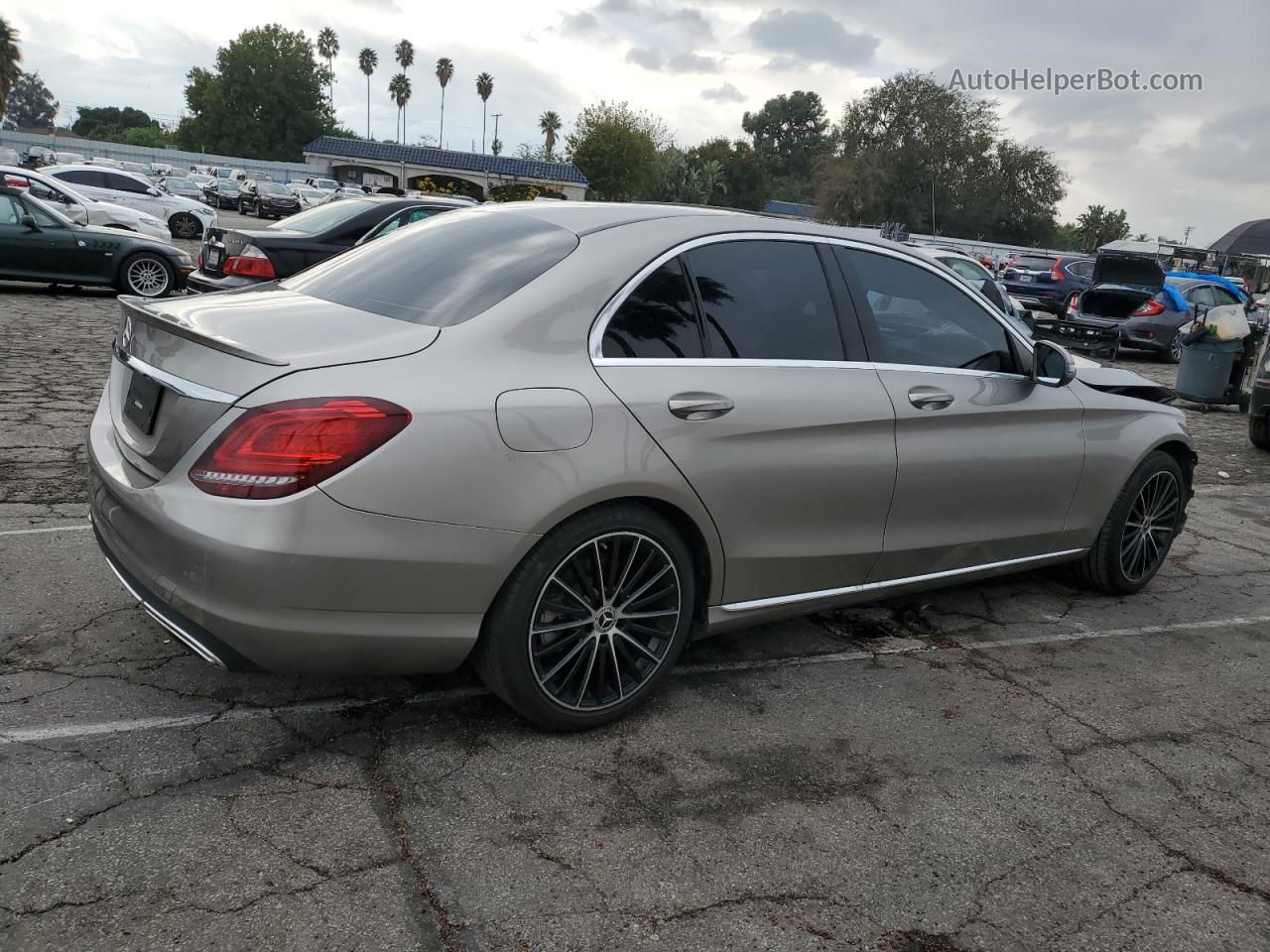 2019 Mercedes-benz C 300 Серый vin: 55SWF8DB9KU302294