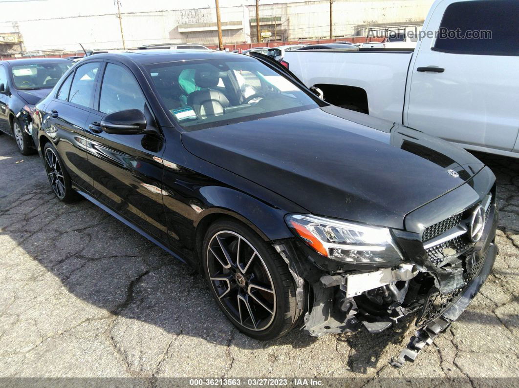 2019 Mercedes-benz C-class C 300 Black vin: 55SWF8DB9KU317040