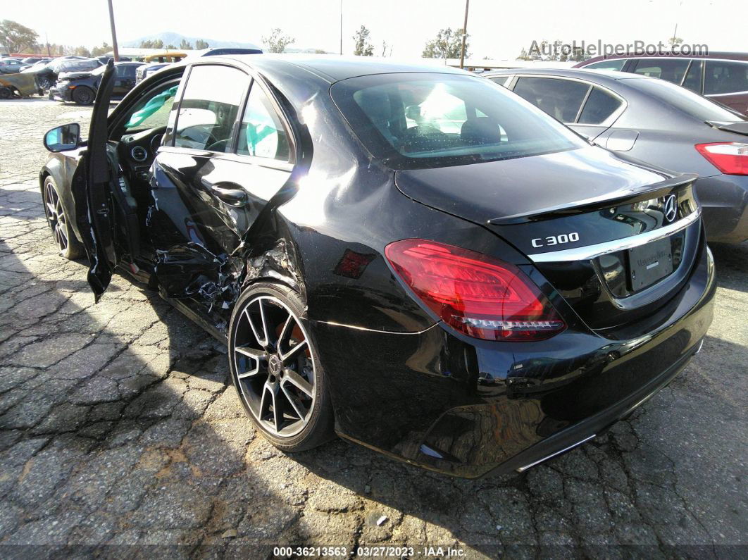 2019 Mercedes-benz C-class C 300 Black vin: 55SWF8DB9KU317040