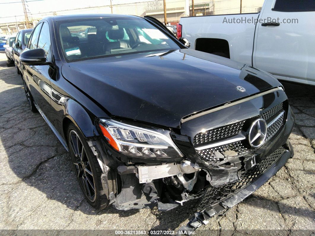 2019 Mercedes-benz C-class C 300 Black vin: 55SWF8DB9KU317040