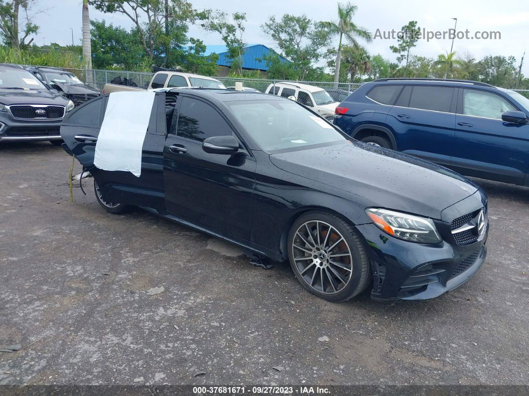 2019 Mercedes-benz C-class C 300 Black vin: 55SWF8DBXKU294867