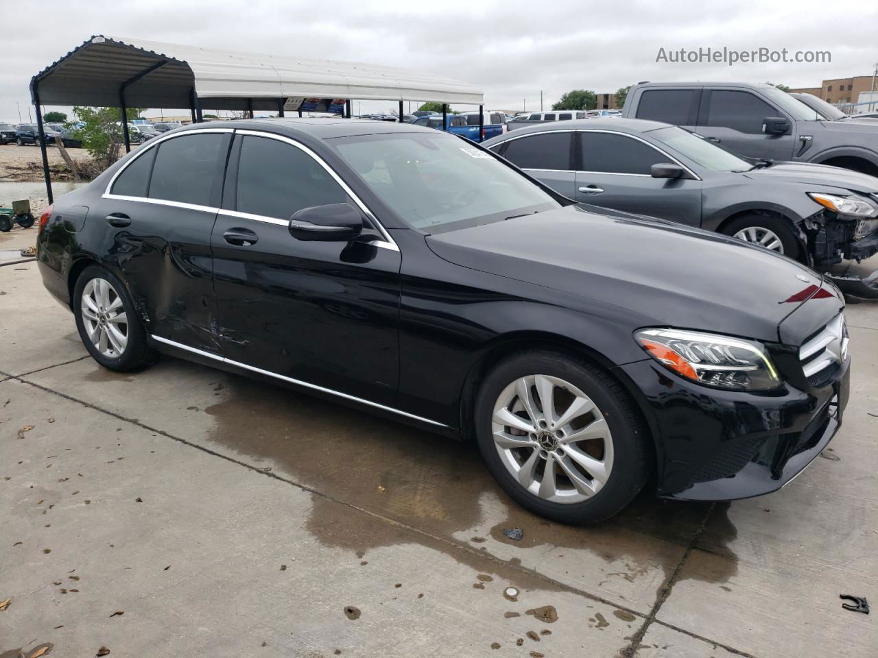 2019 Mercedes-benz C 300 Black vin: 55SWF8DBXKU296148