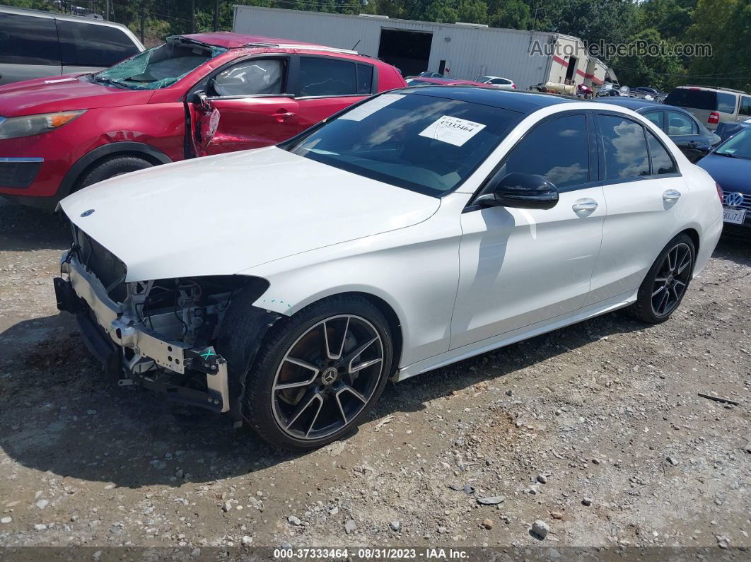 2019 Mercedes-benz C-class C 300 Белый vin: 55SWF8DBXKU297686