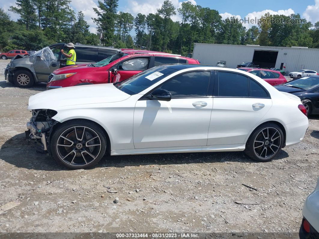 2019 Mercedes-benz C-class C 300 White vin: 55SWF8DBXKU297686