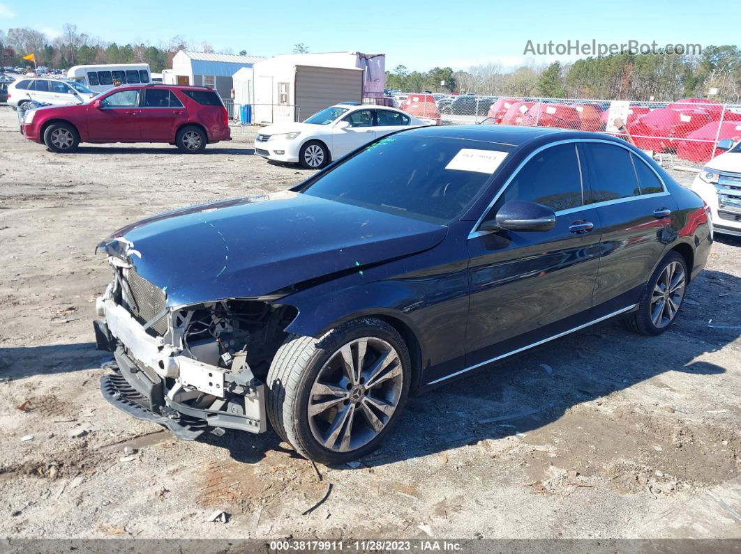 2019 Mercedes-benz C 300 Dark Blue vin: 55SWF8DBXKU303602