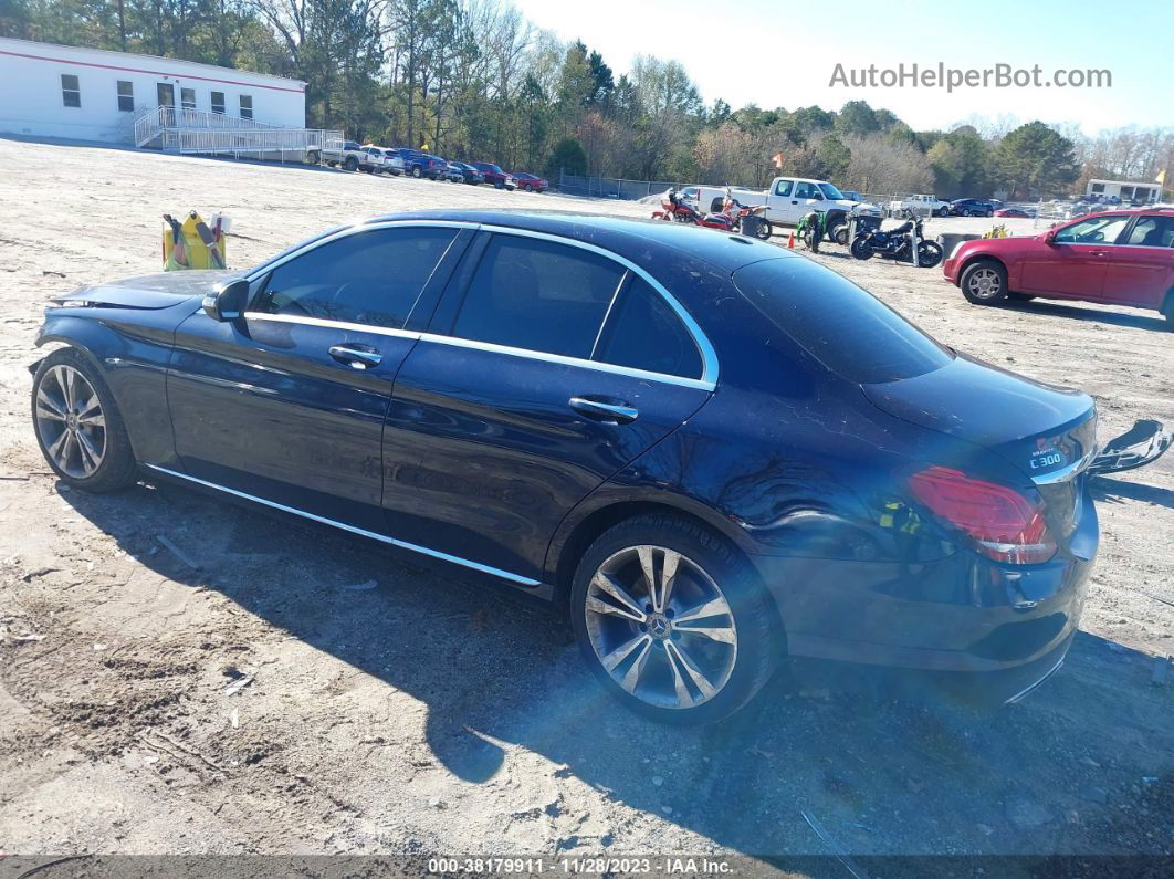 2019 Mercedes-benz C 300 Dark Blue vin: 55SWF8DBXKU303602