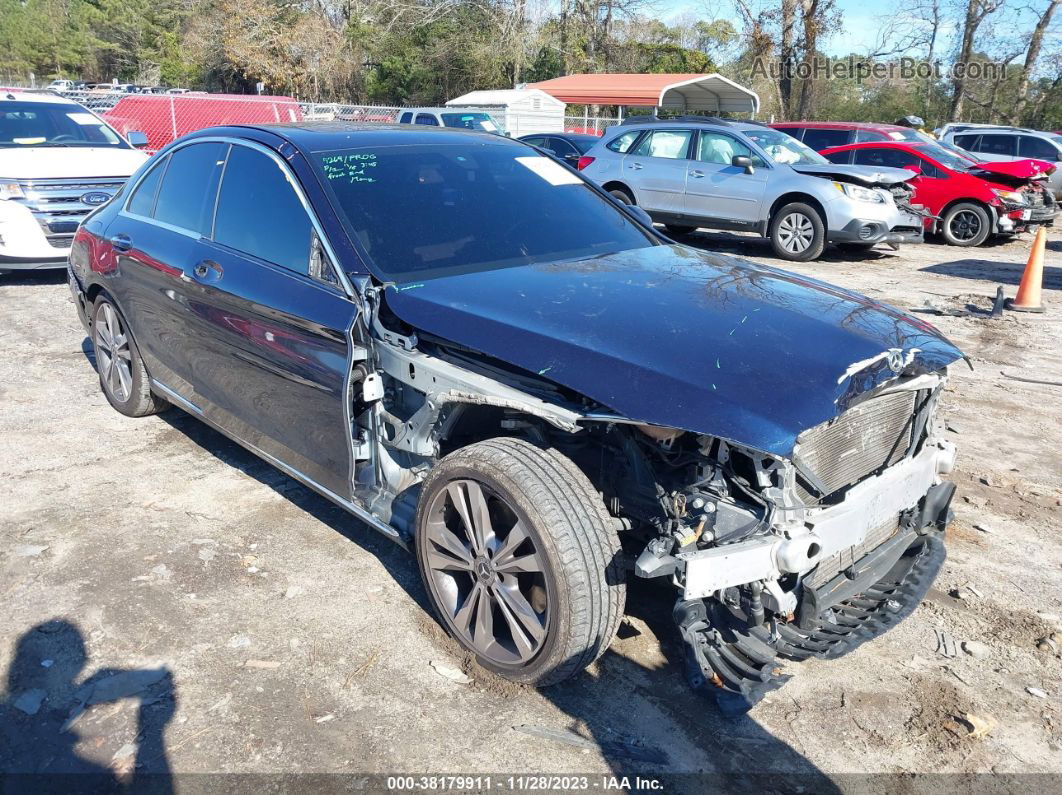 2019 Mercedes-benz C 300 Dark Blue vin: 55SWF8DBXKU303602