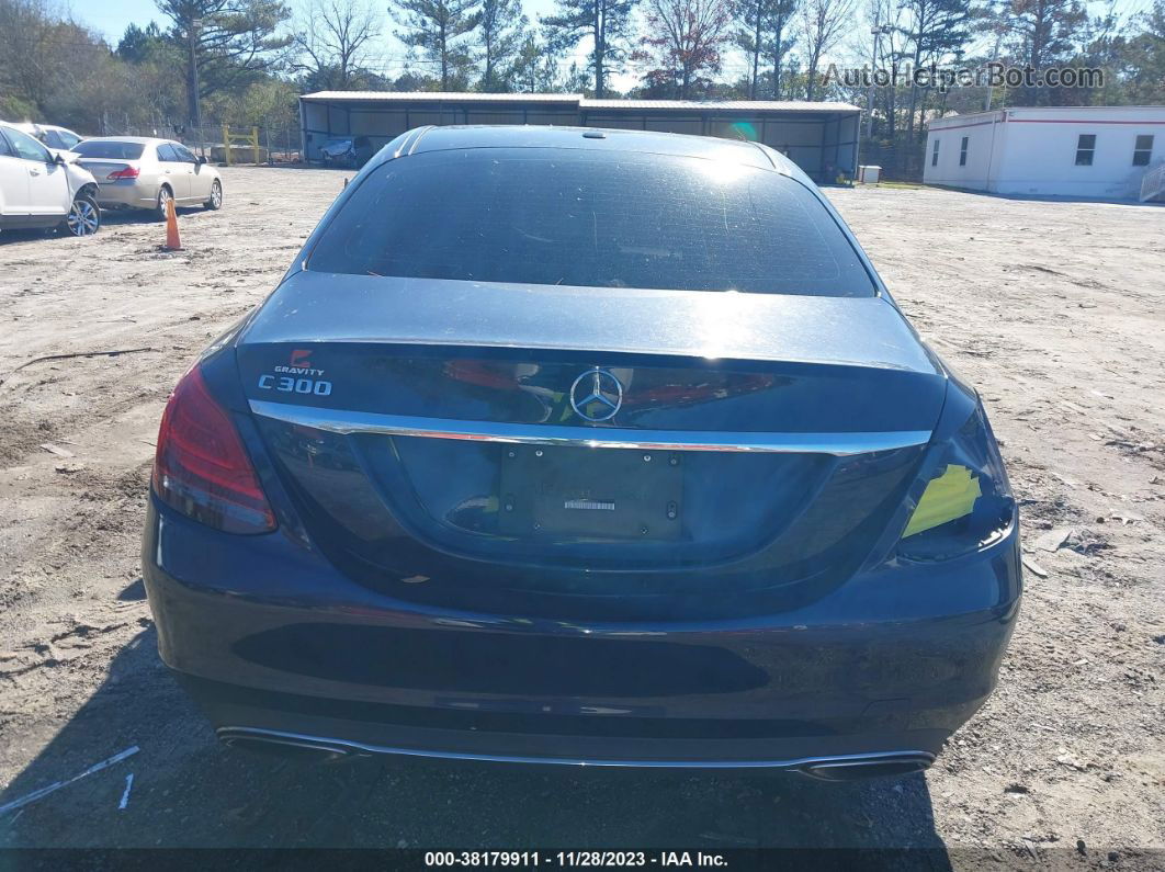 2019 Mercedes-benz C 300 Dark Blue vin: 55SWF8DBXKU303602