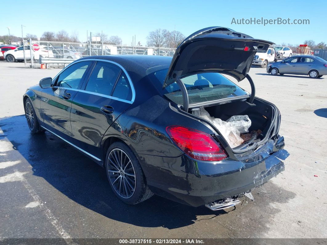 2019 Mercedes-benz C 300   Черный vin: 55SWF8DBXKU307603