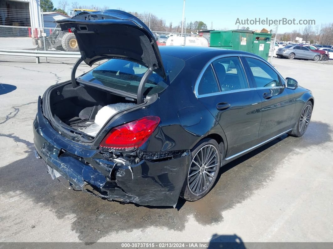 2019 Mercedes-benz C 300   Black vin: 55SWF8DBXKU307603