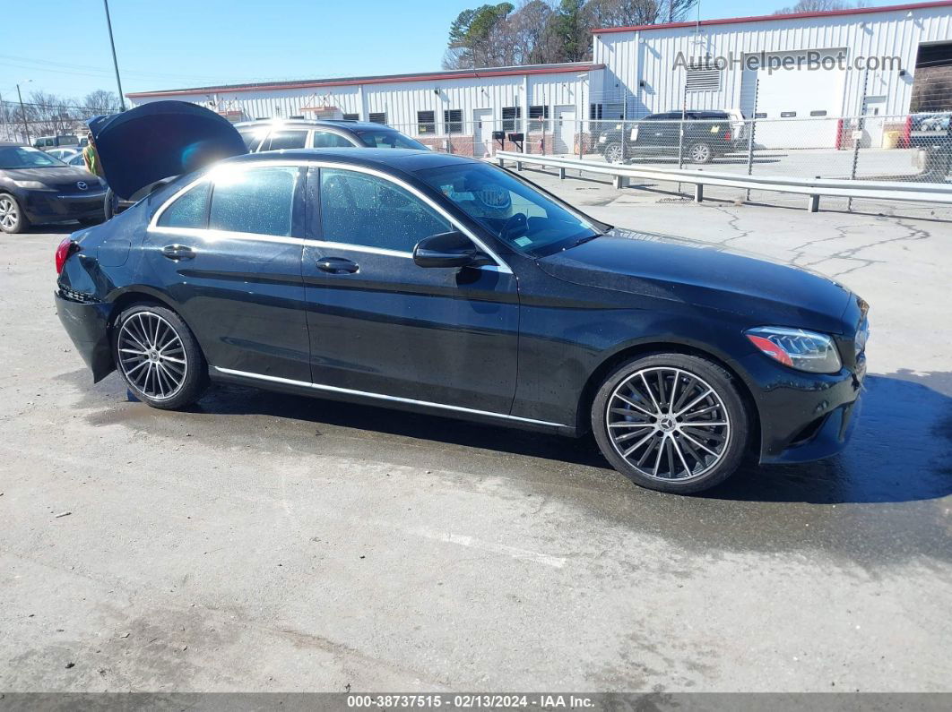 2019 Mercedes-benz C 300   Black vin: 55SWF8DBXKU307603