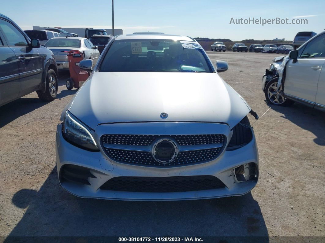 2019 Mercedes-benz C 300 Silver vin: 55SWF8DBXKU308007