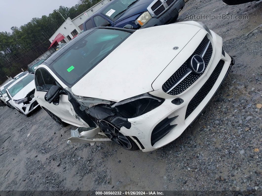 2019 Mercedes-benz C 300   White vin: 55SWF8DBXKU308430