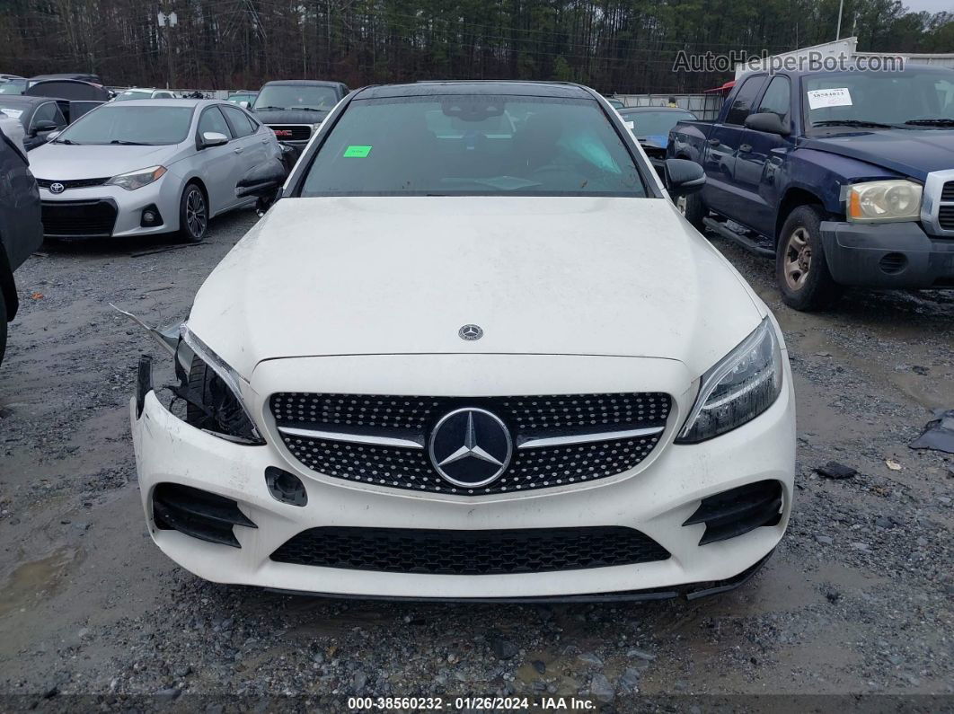 2019 Mercedes-benz C 300   White vin: 55SWF8DBXKU308430